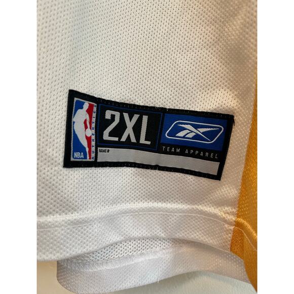 Vintage Kobe Bryant #24 Authentic Reebok Los Angeles Lakers Home Jersey Size 2XL - Picture 6 of 10